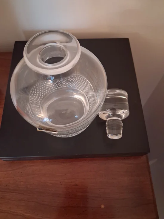 Style Prestige Cut Glass Decanter - Clear - Picture 5 of 7